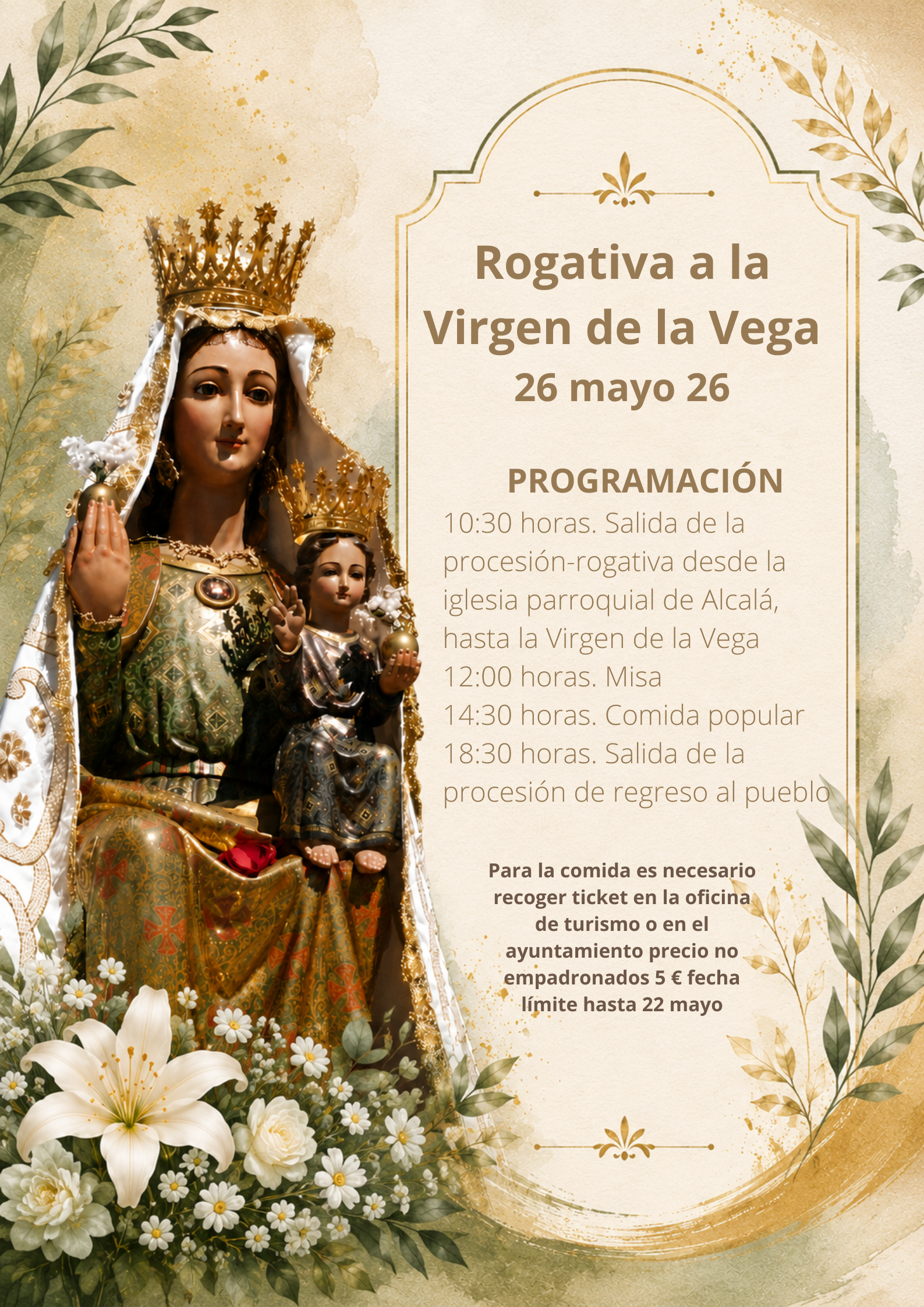 Rogativa a la Virgen de la Vega 2
